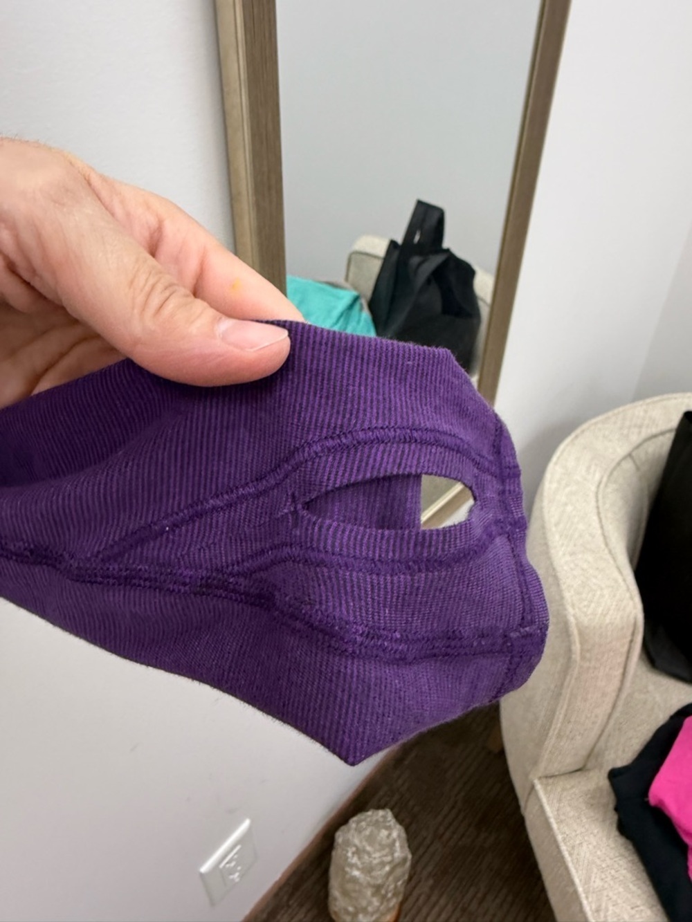 lululemon athletica Deep Purple Long-Sleeve Wrap Top - Picture 6 of 7